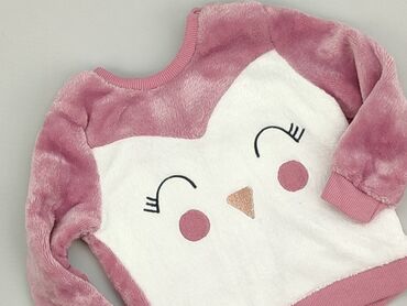 bluzka z bufiastymi rękawami czarna: Sweatshirt, So cute, 6-9 months, condition - Very good