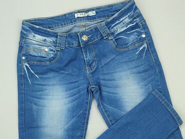 spodnie damskie jeans mych risty: Jeansy, M, stan - Bardzo dobry