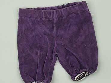 fioletowa elegancka bluzka: Spodnie dresowe, 0-3 m, stan - Dobry