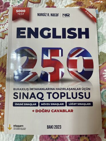 kenquru testleri: Nargiss R. Najaff 250 Sinaq Toplusu Original kitab