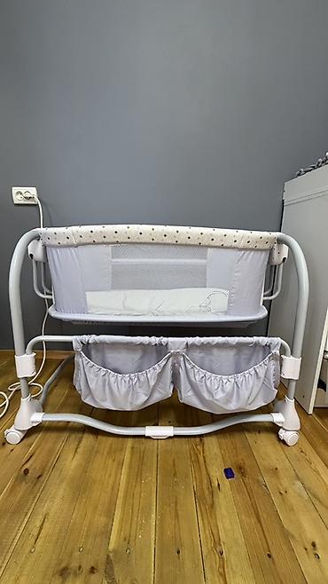 качели гамак: Детская прикроватная колыбель Mastela Deluxe 3‑in‑1 Bassinet - Формат — 1