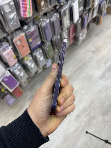 Apple iPhone: IPhone 14 Pro, 128 GB, Deep Purple, Zəmanət, Simsiz şarj, Face ID — 5