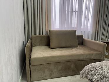 divan carpayi: Rahat və kompakt divan‑çarpayı - Rəng: açıq qəhvəyi/bej - Material — 4