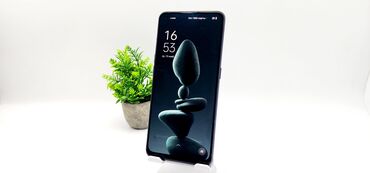 телефон кнопычный: Oppo A74, Колдонулган, 128 ГБ, түсү - Көк, 2 SIM