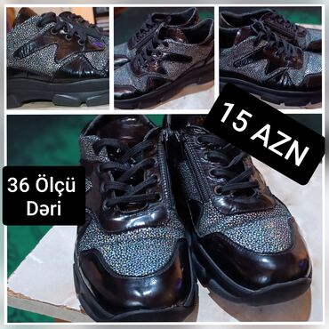 eqa shoes qara qarayev: Ölçü: 36.5, rəng - Qara, İşlənmiş