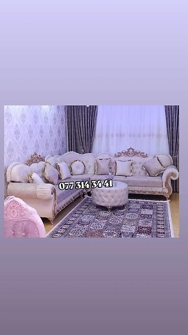 Ev və bağ: Klassik üslubda L formalı künc divan dəsti - Üslub: barokko/klassik — 4