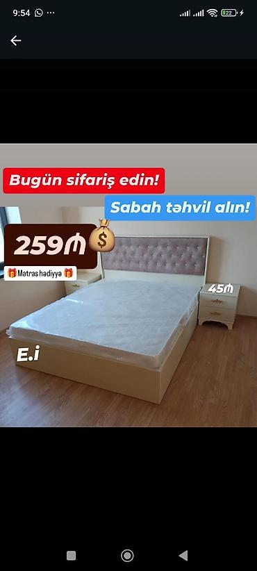 istikbal matras: Yeni, İkinəfərlik çarpayı, Matras ilə — 1
