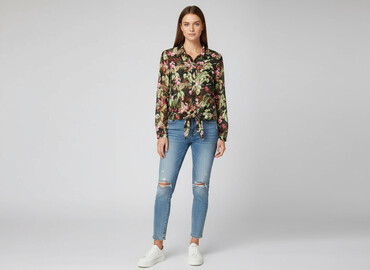 pull and bear bluzki z długim rękawem: Chillin, Жіноча блуза, розмір S