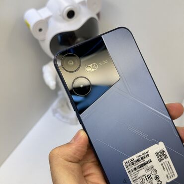 телефон за 100 сом: Tecno Pova Neo 3, Б/у, 128 ГБ, цвет - Синий, 2 SIM