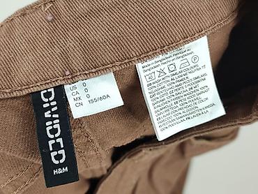 second hand stores: H&M Divided, Spodnie cargo damskie, rozmiar 2XS — 4