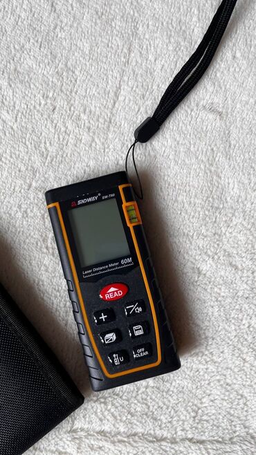 Рулетки и дальномеры: Лазерные измерители длины Рулетка с уровнем SNDWAY 40 метров - 3000 — 5