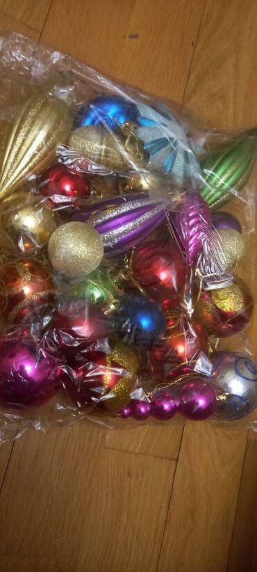 Yeni il oyuncaqları və bəzəkləri: Şam ağacının aksesuarları əla vəziyyətdədir təzədi şəkildə olanlardı — 5