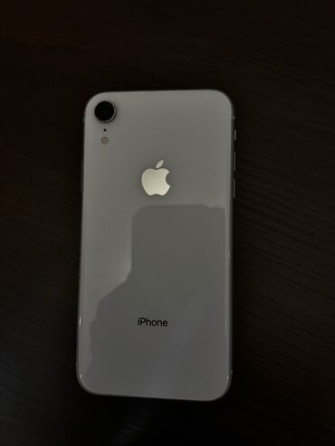 айфон ис: IPhone Xr, Колдонулган, 64 ГБ, Ак, Каптама, Куту, 75 %