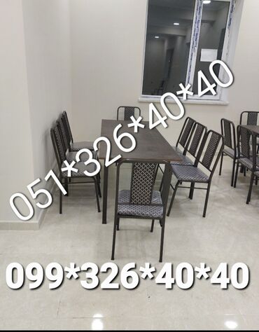 Sifarişlə masa və oturacaq dəstləri: Kvadrat masa, Qonaq otağı üçün, Dəhliz üçün, Yataq otağı üçün, 1 nəfər, Açılan, Azərbaycan, Zəmanətli — 8