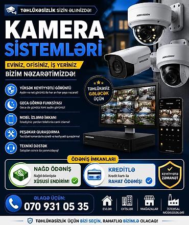 Kamera sistemləri – ev, ofis və iş yerləri üçün peşəkar video‑nəzarət lalafo.az -da Kamera sistemləri – ev, ofis və iş yerləri üçün peşəkar video‑nəzarət