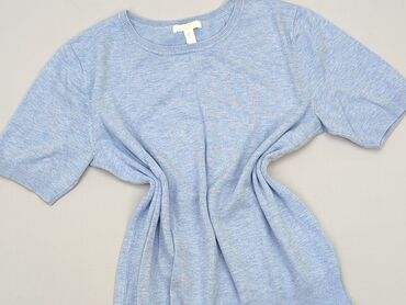blekitne bluzki damskie: Sweter, H&M, S, stan - Bardzo dobry