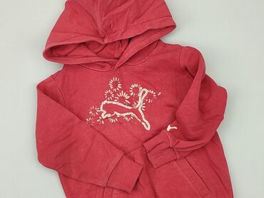 biała bluzka z długim rękawem: Sweatshirt, Puma, 1.5-2 years, 86-92 cm, condition - Good