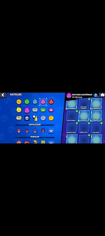 ev paltarları: Brawl Stars hesabı – yüksək səviyyəli kosmetiklər və resurslarla - — 6