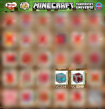minecraft oyuncaqları: Kinder Joy x Minecraft kolleksiya fiqurları – alıram/barter — 1