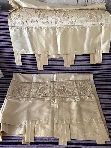 projektor perdesi: Продаются атласные бежевые занавеси импортные, из двух полос, общая — 2