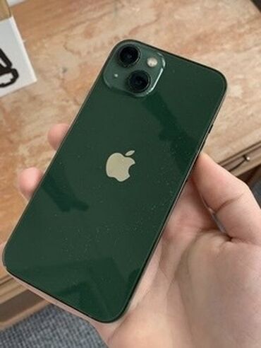 петличные микрофоны: IPhone 13, Б/у, 256 ГБ, Зеленый, Зарядное устройство, Чехол, 77 %