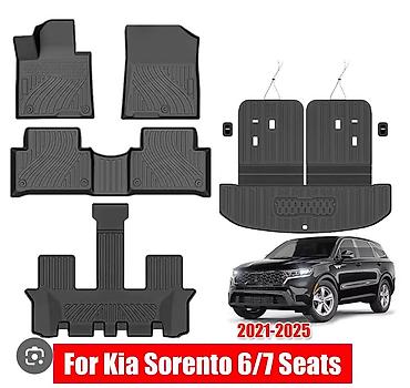 2025: Комплект ковриков для Kia Sorento (2021–2025), версии на 6/7 мест. - — 1