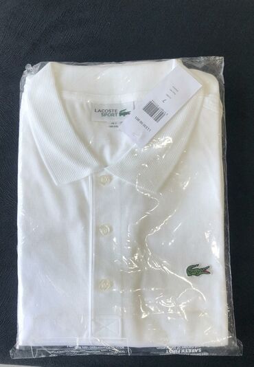 ljubicaste majice: Short sleeves T-shirt, 2XL (EU 56), Lacoste, color - White, Cotton