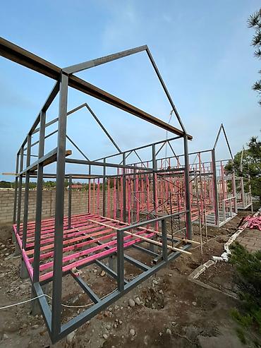 Строительство под ключ: A‑образный дом (A-frame) на свайно-столбчатом основании - — 7