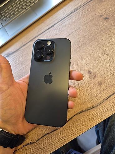 iphone 16 pro qara: IPhone 16 Pro, 128 GB, Black Titanium, Face ID — 2