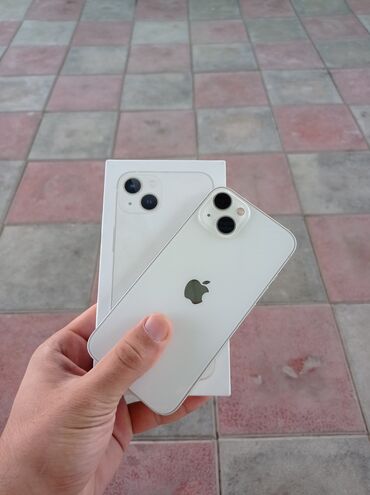 iphone 13 irşad: IPhone 13, 256 GB, Ağ, Zəmanət, Simsiz şarj, Face ID