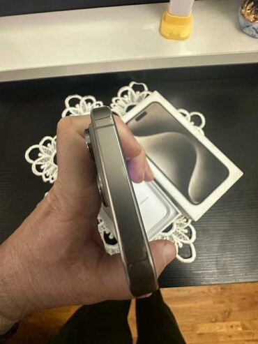 Apple iPhone: IPhone 15 Pro, 128 GB, Natural Titanium, Sənədlərlə — 8