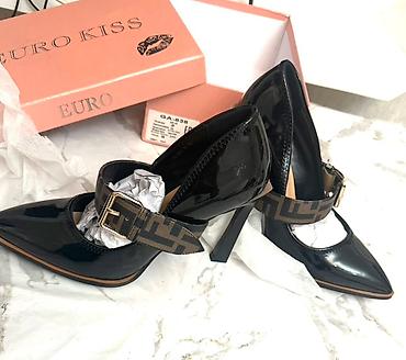 black viev: Tuflilər, Fendi, Ölçü: 39, rəng - Qara, Yeni — 4
