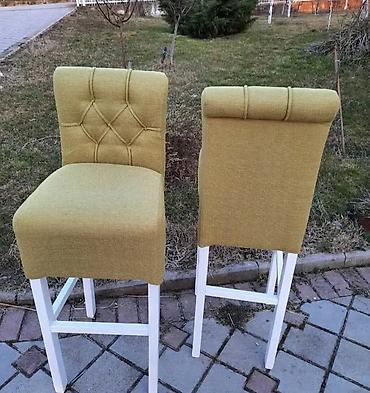 Stolice: Barske stolice sa naslonom – tapacirane - Model: visoke barske — 12