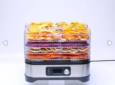 Сушилки для овощей и фруктов: Сушилка для овощей Техномир SG-400LCD Мощность 400вт Количество — 3