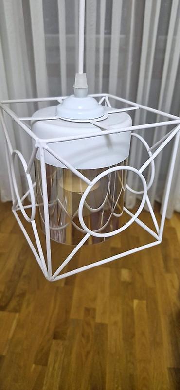divar üçün işıq: Çılçıraq, 4 lampa, Metal — 1