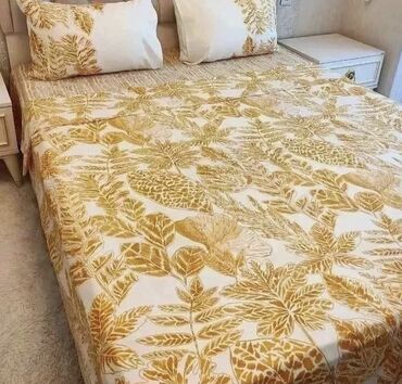 Комплекты постельного белья: Постельное бельё 100% хлопок, простынь на резинки 750-950сом,двух at lalafo.kg — 40 Комплекты постельного белья: Постельное бельё 100% хлопок, простынь на резинки 750-950сом,двух — 40