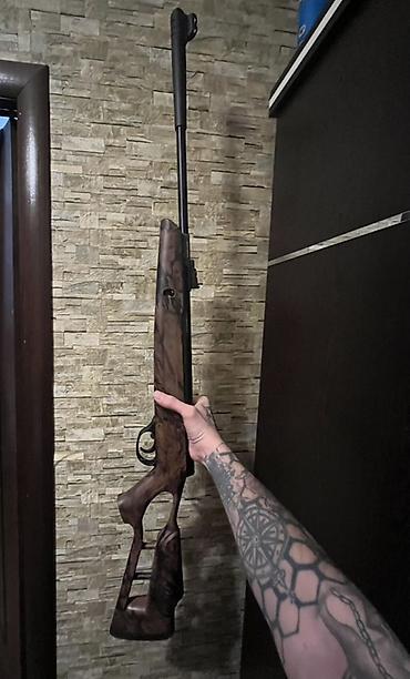 glock 17 oyuncaq: Orginal Hatsan STRiKER EGDE kamuflyaj yayli piston tufengi. Uzunluq — 2