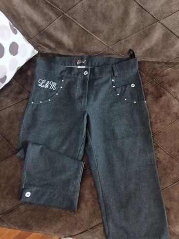 Pantalone: S (EU 36), Normalan struk, Ravne nogavice — 7