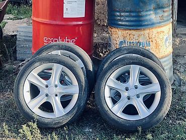4100: Литые Диски R 15 Honda, Комплект, отверстий - 4, Б/у — 4