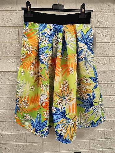 Suknje: Ženska midi suknja A-kroja sa visokim strukom - Silueta: raskošno — 14