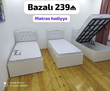 yataq yarası üçün döşək: *Bazalı Çarpayı 239Azn💥* *Matras hədiyyə🎁* ✔️Rəng seçimi var Ölçü