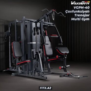Маски, очки: Volksgym markalı çoxfunksiyalı trenajor. İdman zalına getməyinizə