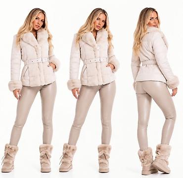 dsquared2 papuce: Ženska zimska jakna sa krznenim detaljima - Model: puf jakna u — 2