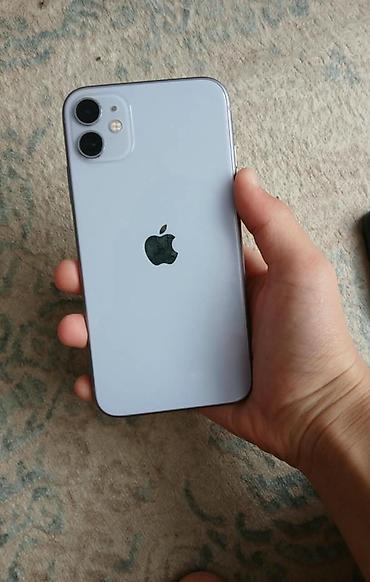 11 вйфон: IPhone 11, Б/у, Белый, 75 % — 1