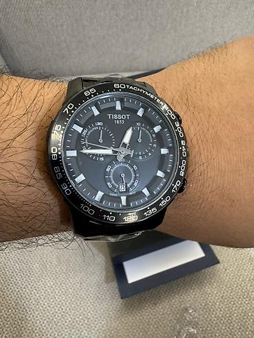стильные джинсы мужские: Классические часы часы, Tissot, Швейцария, Секундомер, Мужские, Новый — 1