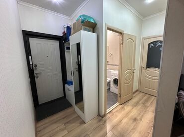 мкр улан цокольный этаж: 1 комната, 43 м², Индивидуалка, 9 этаж, Евроремонт