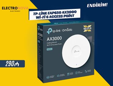 Мониторы: 📡 TP-Link EAP650 AX3000 Ceiling Mount Wi-Fi 6 Access Point 🔹 Wi-Fi 6