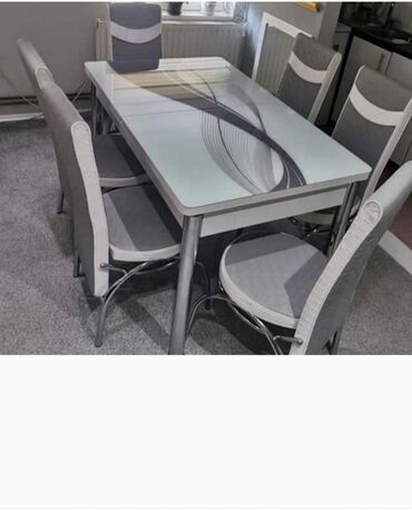 Setovi stolova i stolica: Komplet sto i 6 stolica po akcijskoj ceni. 🔹Stolovi su izradjeni od — 4