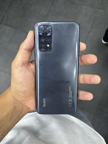 Redmi Note 11, 128 GB, rəng - Boz, Barmaq izi