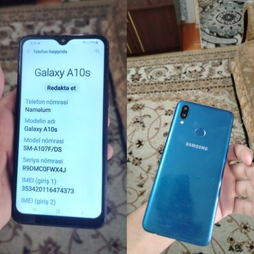 a10s kabrolar: Samsung Galaxy A10s, 32 ГБ, цвет - Голубой